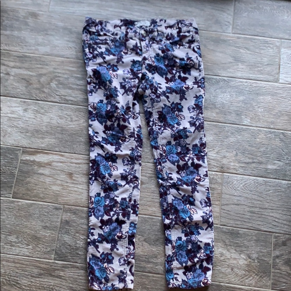 Free People floral jeans